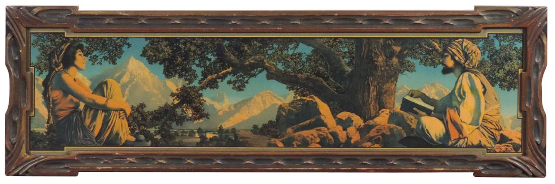 Maxfield Parrish print, Rubaiyat, for C.A. (1 of 1)
