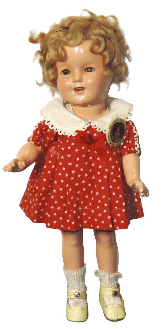 Doll, Shirley Temple, mfgd by Ideal, composition & (1 of 1)