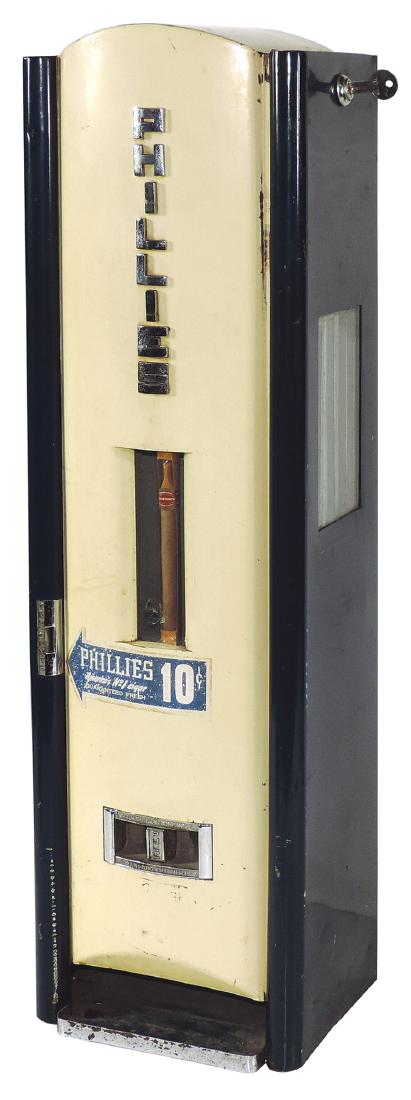 Coin-operated cigar vending machine, 10 Cent Phillies, (1 of 1)