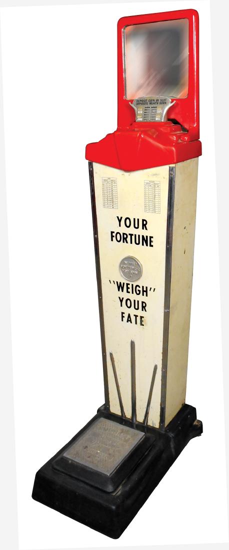 Coin-operated scale, "Your Fortune", mfgd by American (1 of 1)