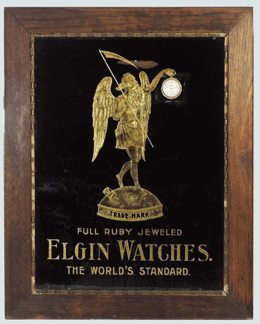 Jewelry store sign, Elgin Watches, The World's (1 of 2)