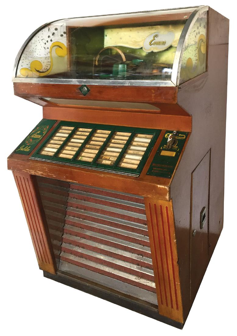 Coinoperated jukebox, Evans Jubilee, Extremely Rare