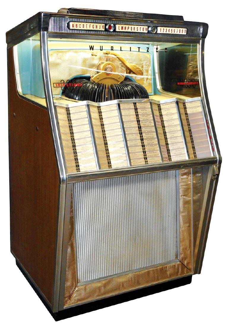 Coinoperated jukebox, Wurlitzer, Model 2250, c.1958, Nov 05, 2017 Rich Penn Auctions in IA