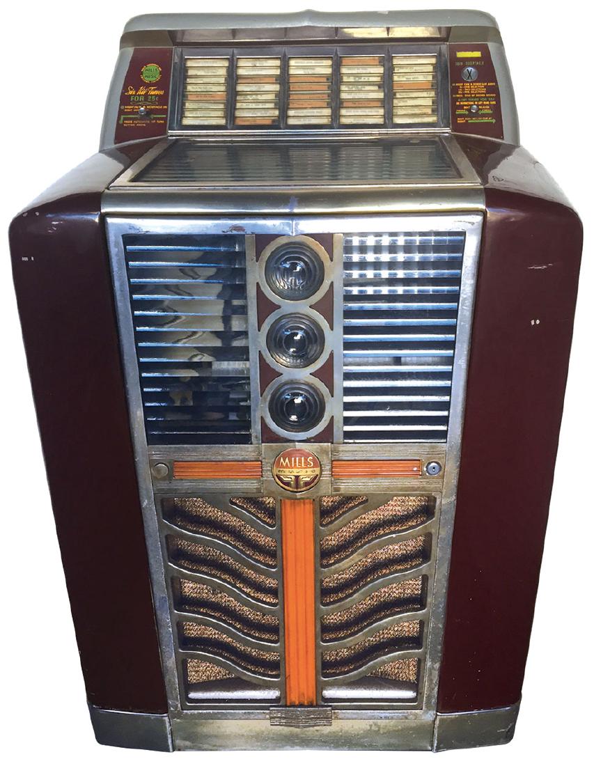 Coin-operated jukebox, Mills 951 Constellation, aluminu (1 of 1)