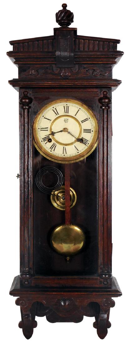 Clock, Waterbury Clock Co., miniature regulator time & (1 of 1)