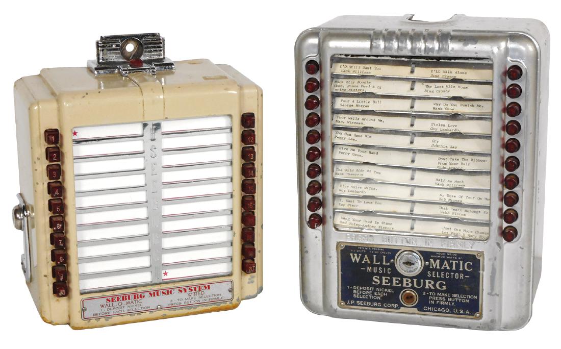 Coin-operated jukebox wall boxes (2), Seeburg (1 of 1)