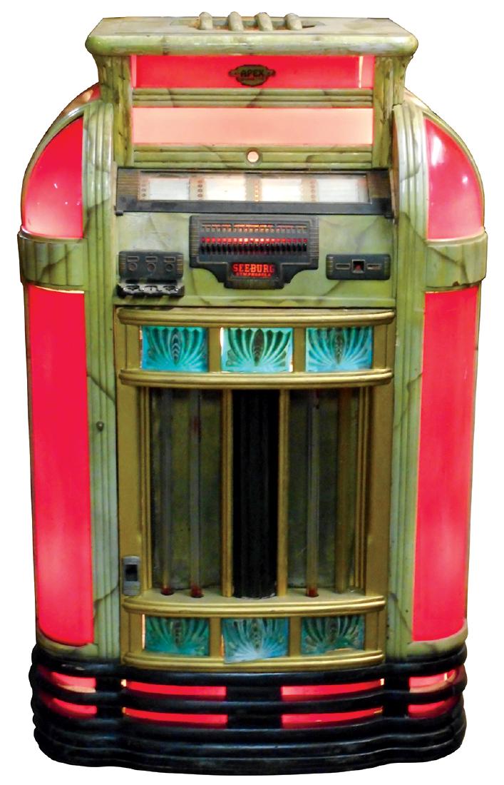Coinoperated jukebox, Seeburg Commander, c.1940, orig