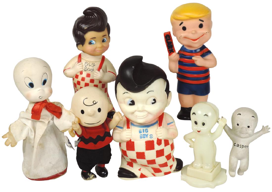 Advertising figures (7), Big Boy bank, Shoney bank, (1 of 1)