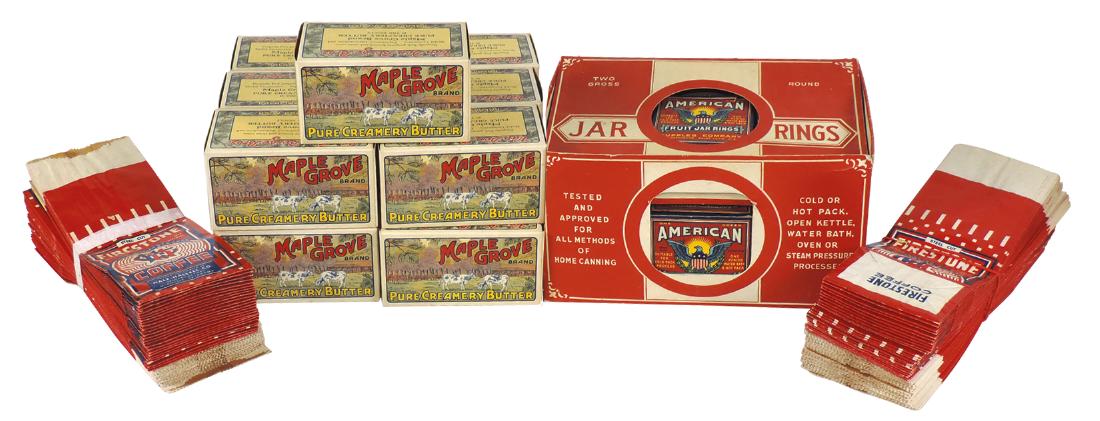 Country store shelf stock, American Fruit Jar Rings, (1 of 2)