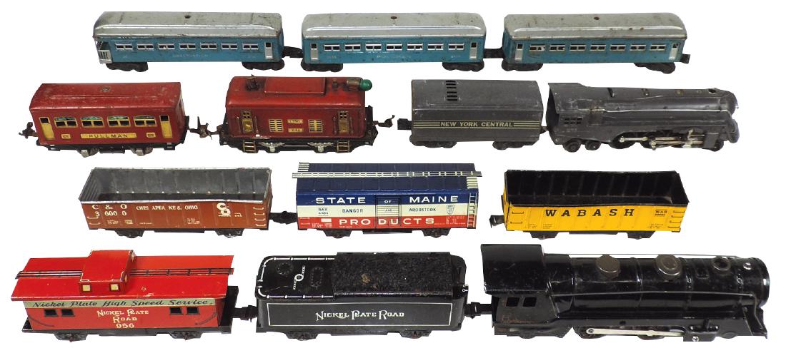 Toy trains (2), Marx loco, WAB 80982, BAR 4484, coal (1 of 1)
