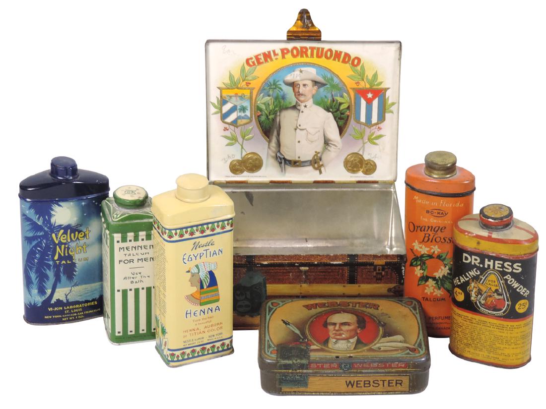 Talcum, veterinary & cigar tins (7), Bo-Kay Orange (1 of 1)