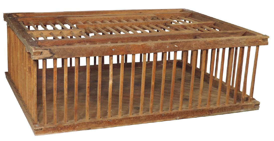 Country store chicken coop & egg scales (6), wood (1 of 2)