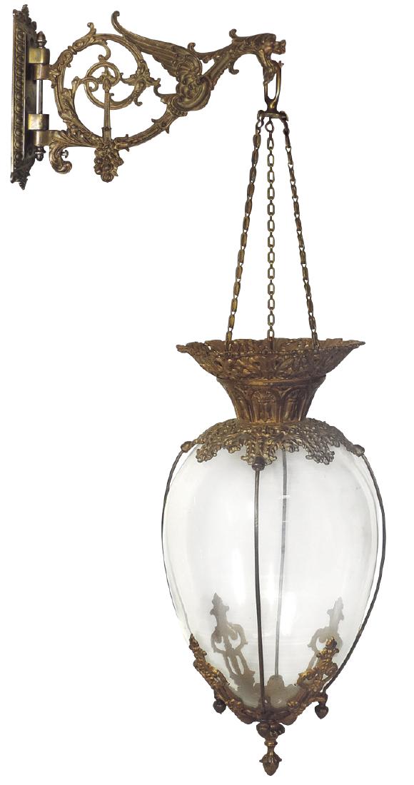 Drug store hanging apothecary show globe, (1 of 1)