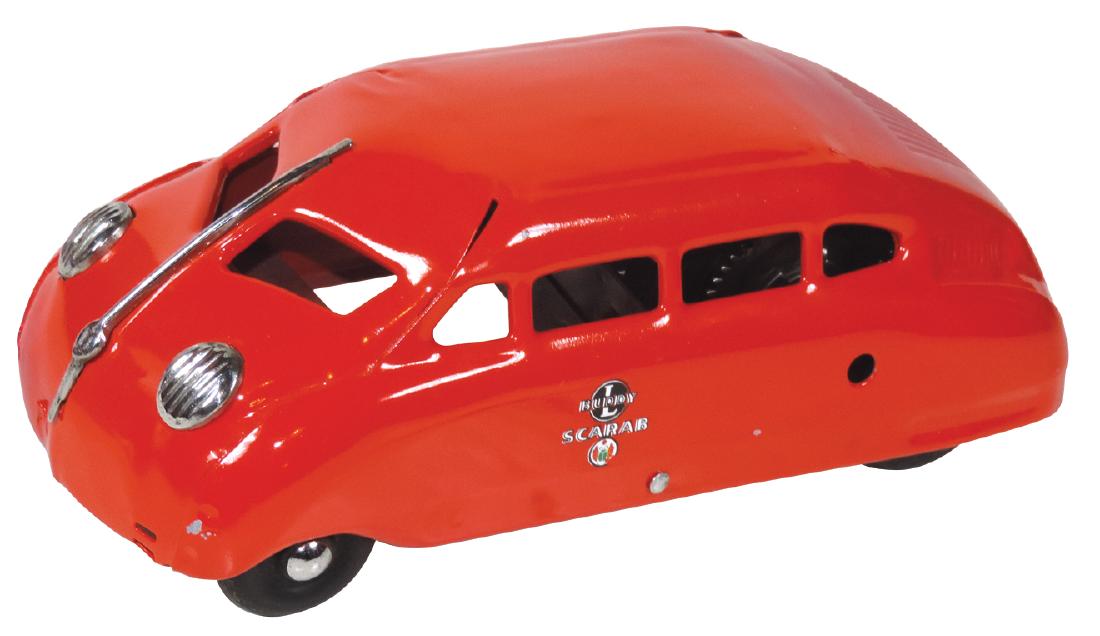 Toy car, Buddy L Scarab, pressed steel windup, Exc (1 of 1)