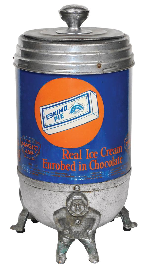 Soda fountain counter display, Eskimo Pie Ice Cream (1 of 1)