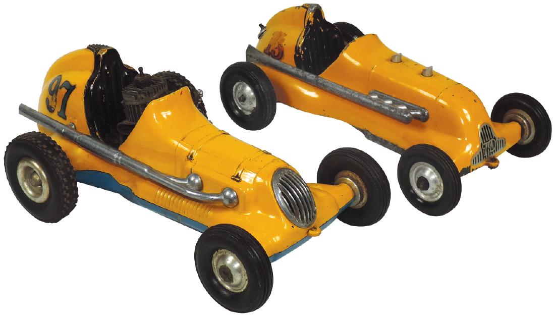 Toy race cars (2), Ray Cox, Thimble Drome Champion & (1 of 1)