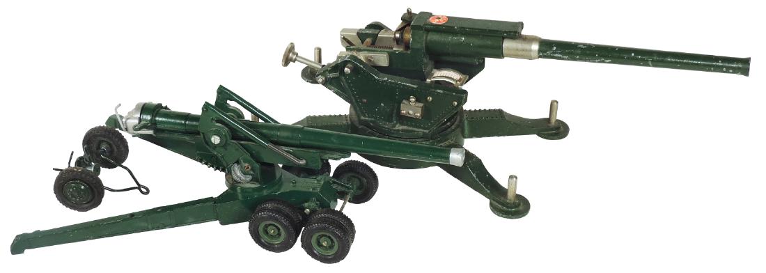 Toy cannons (2), one marked Britains Ltd. England, (1 of 1)