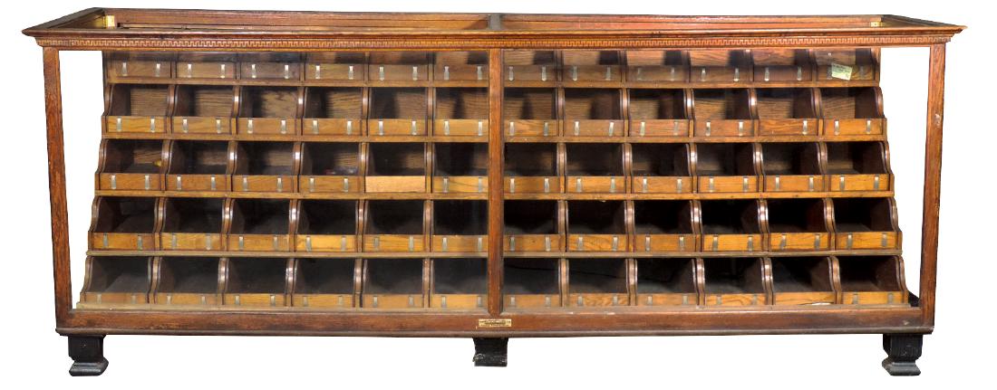 Country store notions display case, Grand Rapids Furnit (1 of 2)