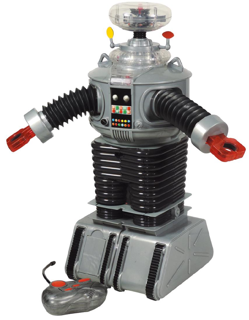 Toy robot, Robby the Robot, remote controlled, molded (1 of 1)