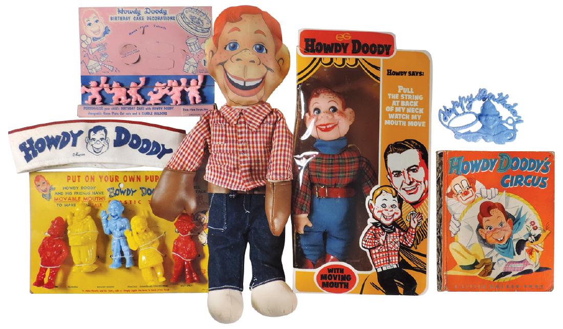 Toys (6), all Howdy Doody, finger puppets w/moveable (1 of 1)