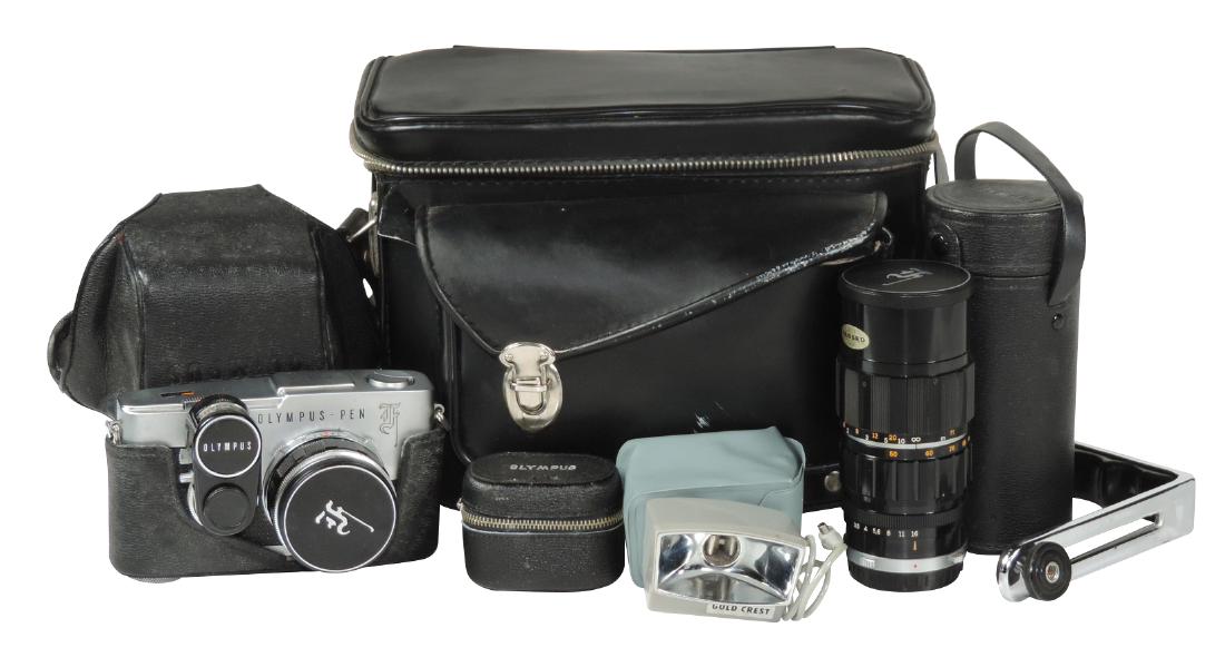 Camera, Olympus Pen-F, 38mm f/1.8 Zuiko w/case, IB; (1 of 1)