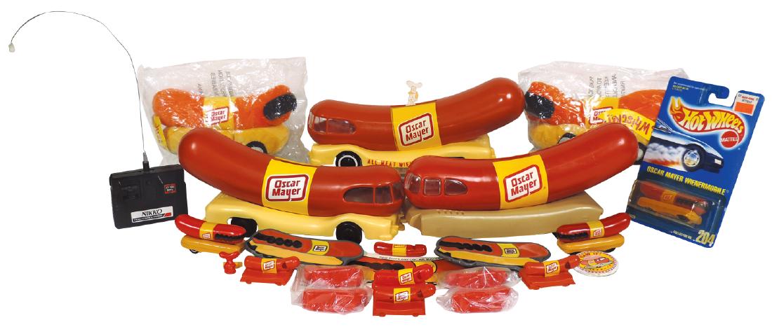 Toys (12), Oscar Mayer Wienermobiles, 3 banks, 1 remote (1 of 1)
