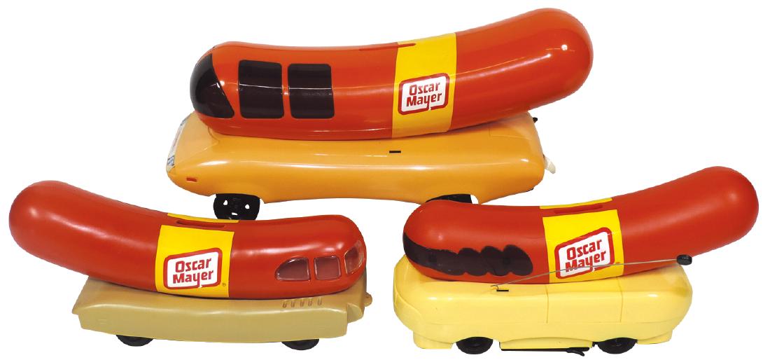 Toys (3), Oscar Mayer Wienermobiles, 1 radio bank, (1 of 1)