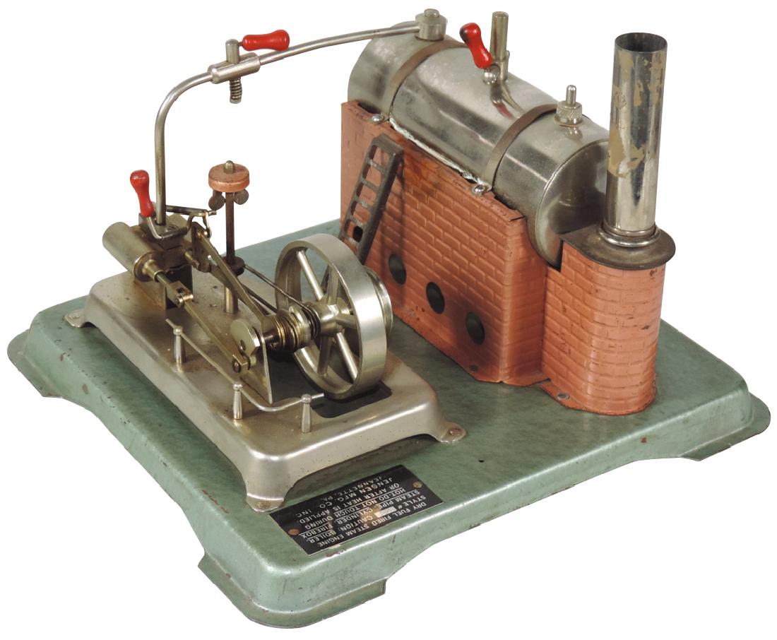 Steam toys (2), Jensen Mfg Co.-Jeanette, PA, steam (1 of 2)
