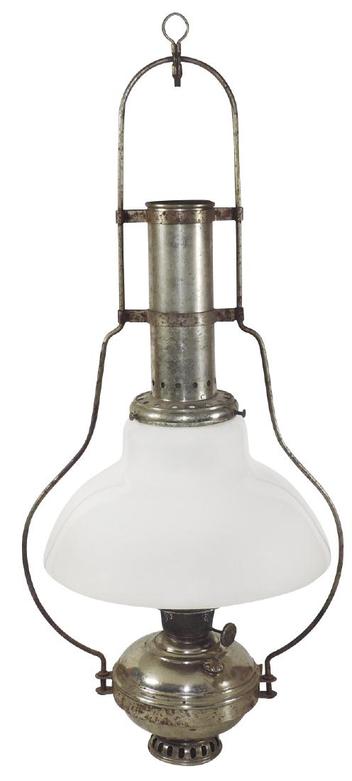 Country store hanging oil lamp, Aladdin metal lamp (1 of 1)