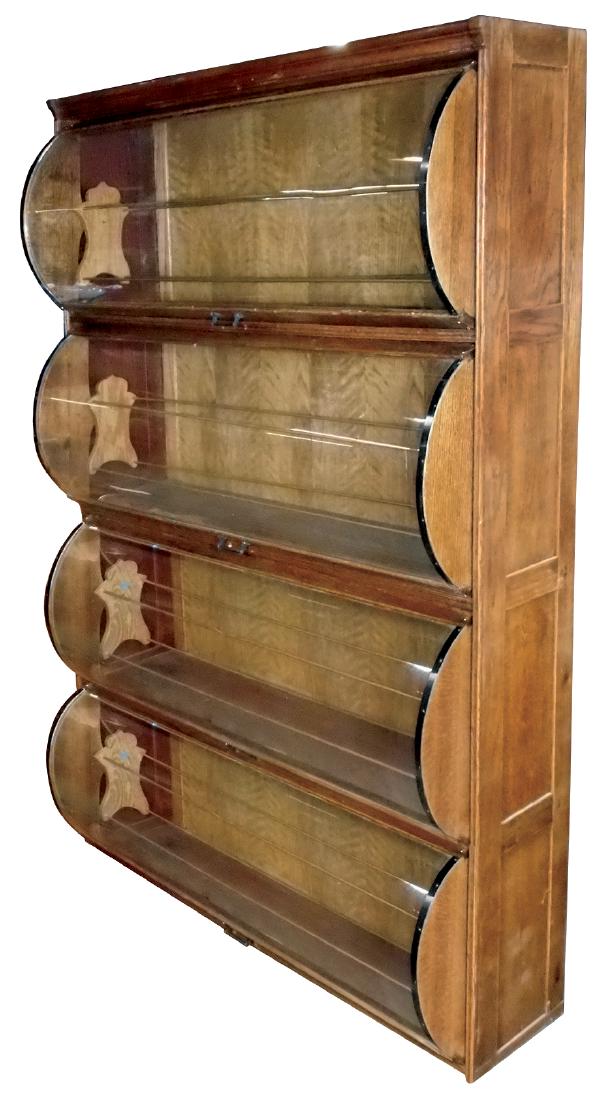 Country store Milliner's floor model hat cabinet, oak (1 of 2)