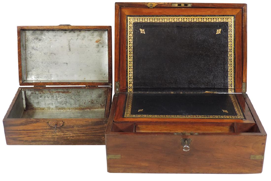 Traveling lap desk & cigar humidor (2), walnut desk (1 of 1)
