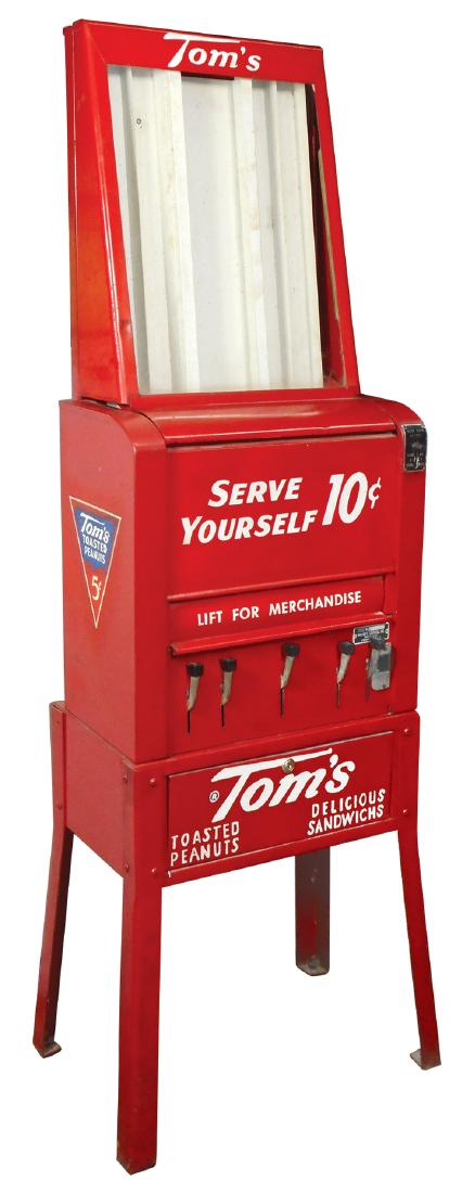 Coin-operated vending machine, Tom's Peanuts & (1 of 1)