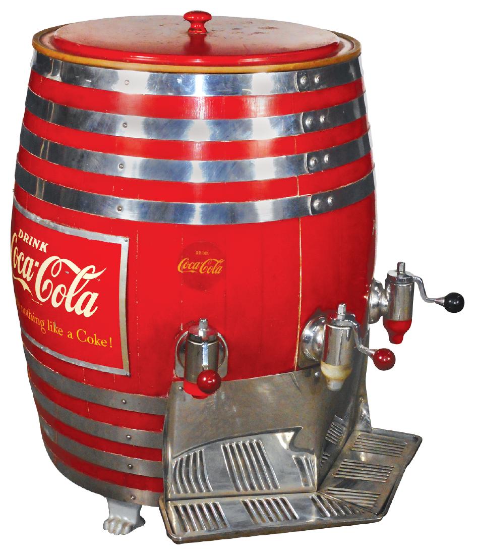 Soda fountain syrup dispenser, CocaCola & Root Beer,
