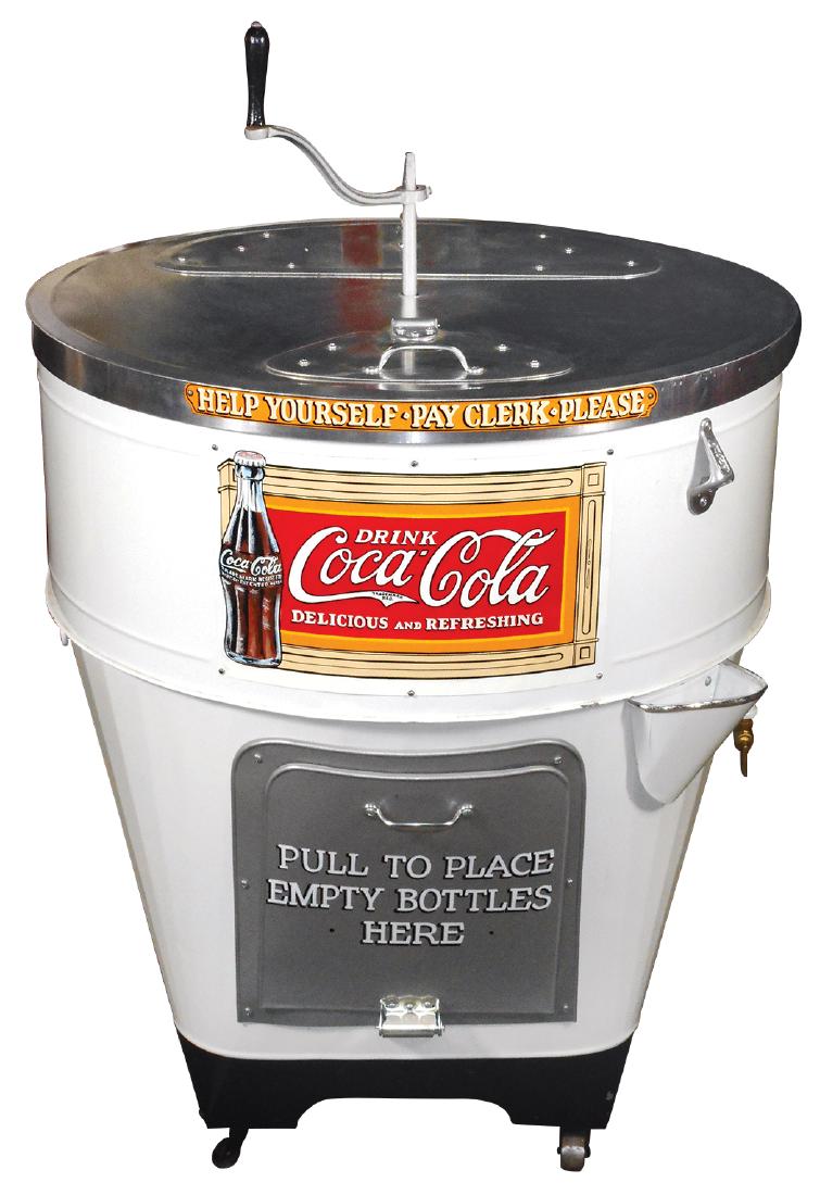 CocaCola cooler, ICYO, older restoration w/newer