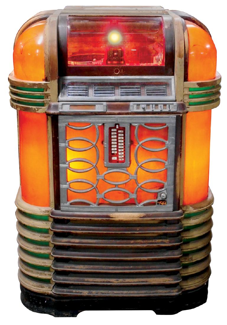 Coin-operated jukebox, Rockola Luxury Lightup, in "As (1 of 5)
