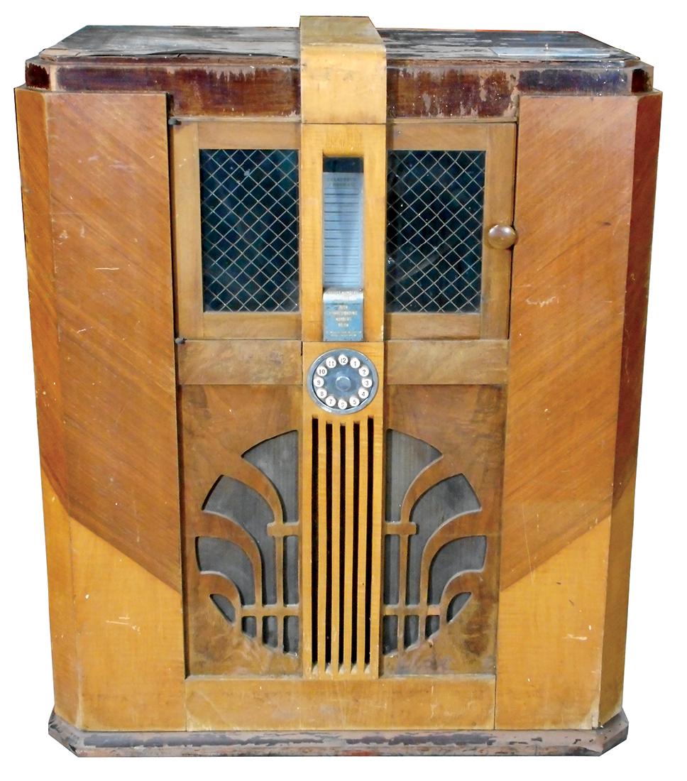 Coinoperated jukebox, Mills 886 Deluxe Dance Master,