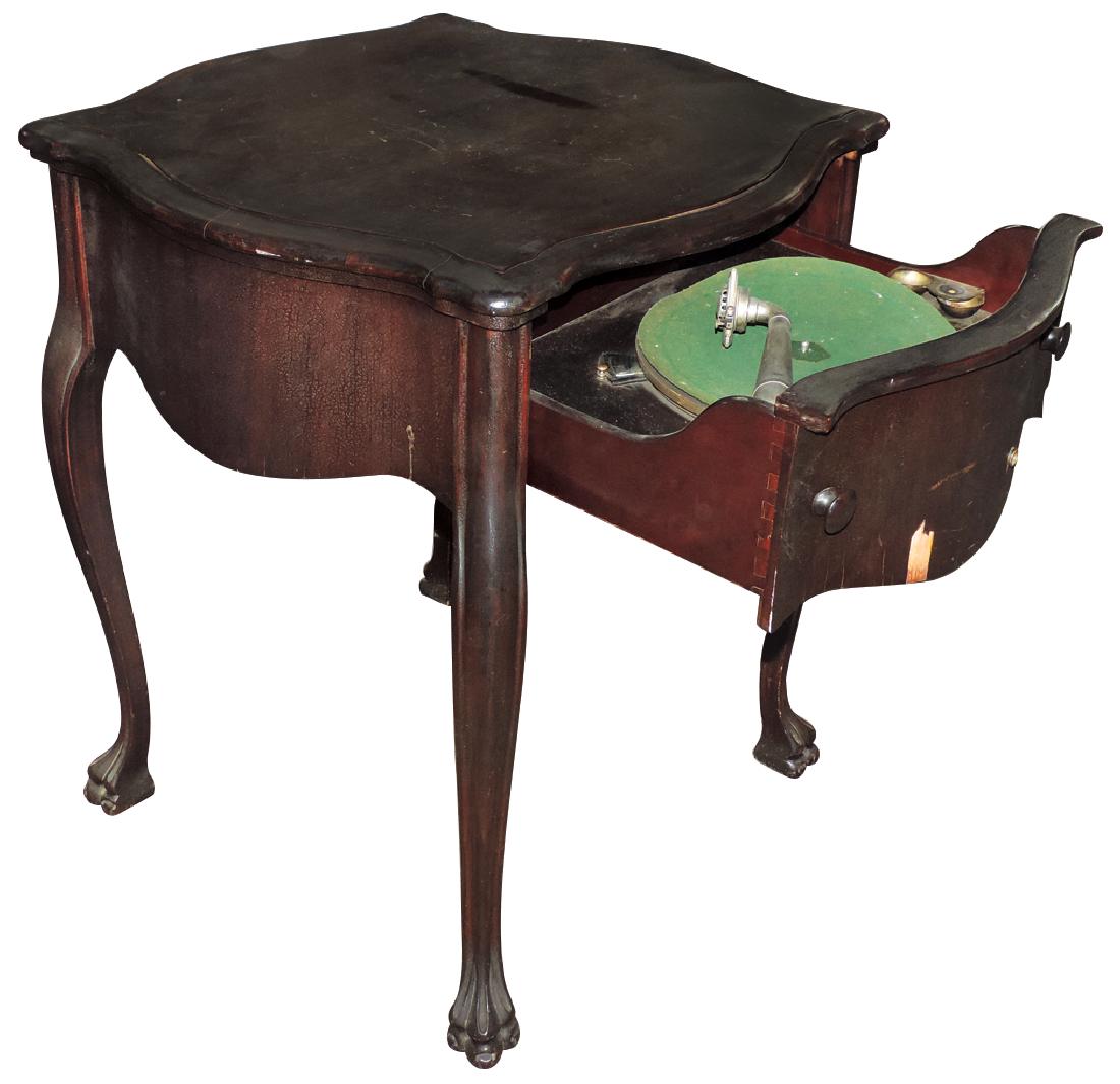 Music, Columbia Grafonola Baby Regent, mahogany cabinet (1 of 1)