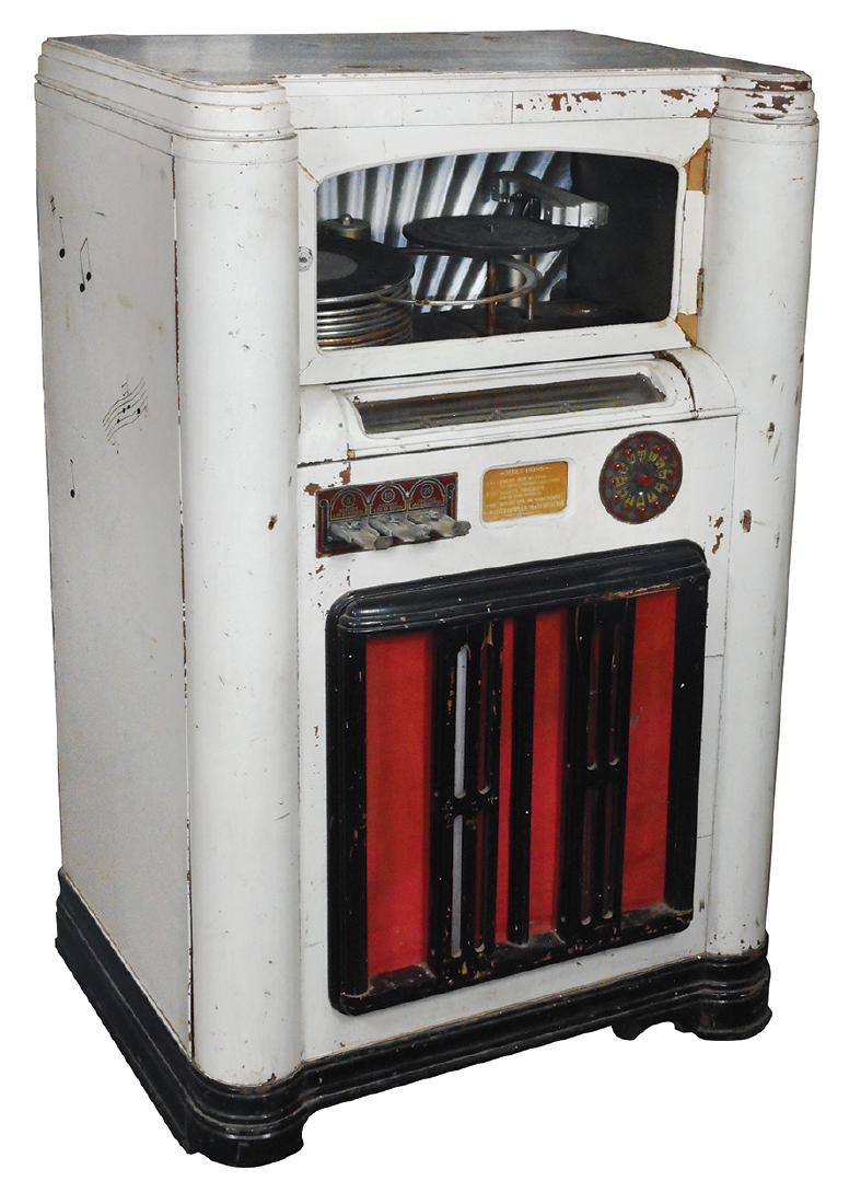 Coin-operated jukebox, Wurlitzer 412 w/aftermarket (1 of 4)
