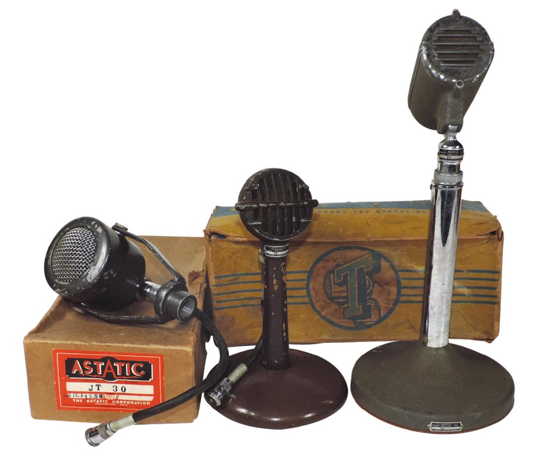 Microphones (3), Turner Dynamic Legend,  Astatic Corp (1 of 1)