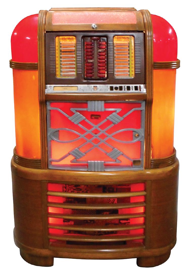 Coinoperated jukebox, Rockola Master MAS40, solid