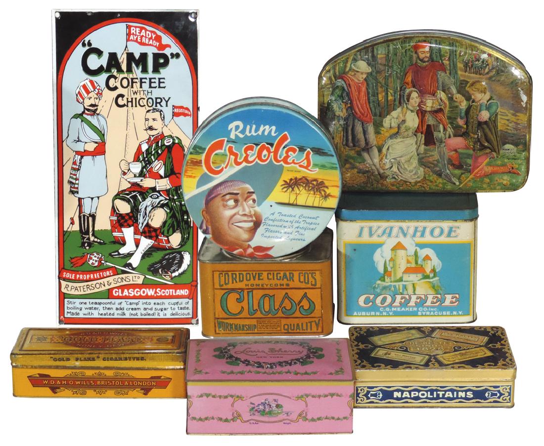 Country store tins & sign (8), Van Houten Neapolitans, (1 of 1)