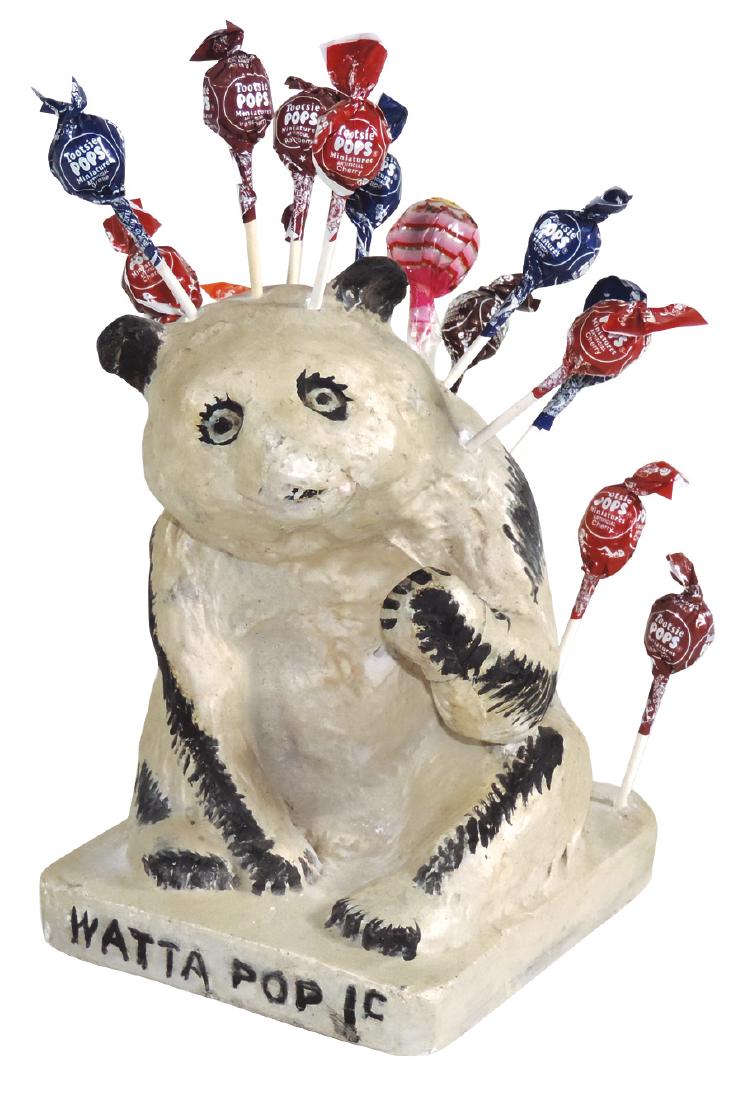 Country store sucker holder, Polar Bear Watta Pop, (1 of 1)