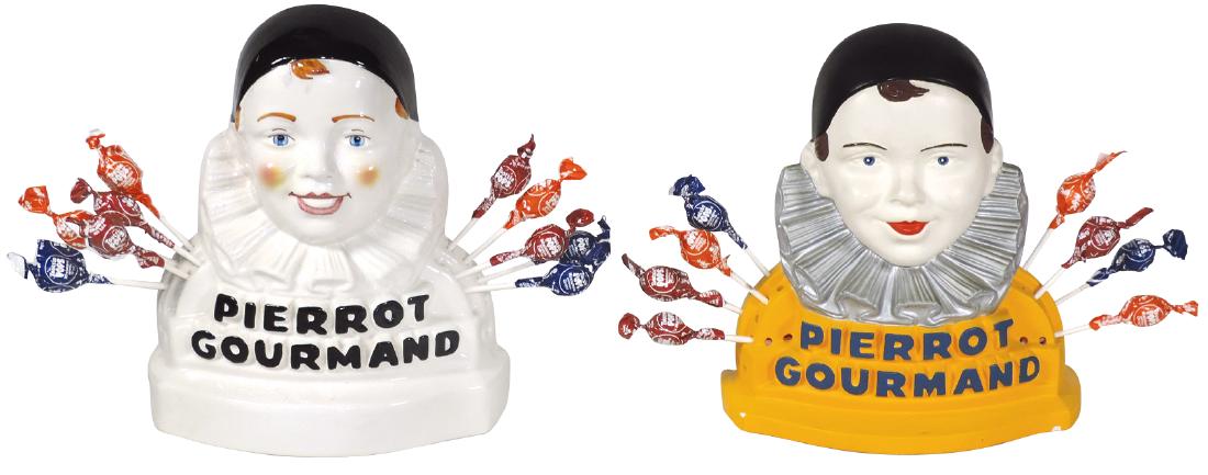 Country store sucker holders (2), both Pierrot (1 of 1)