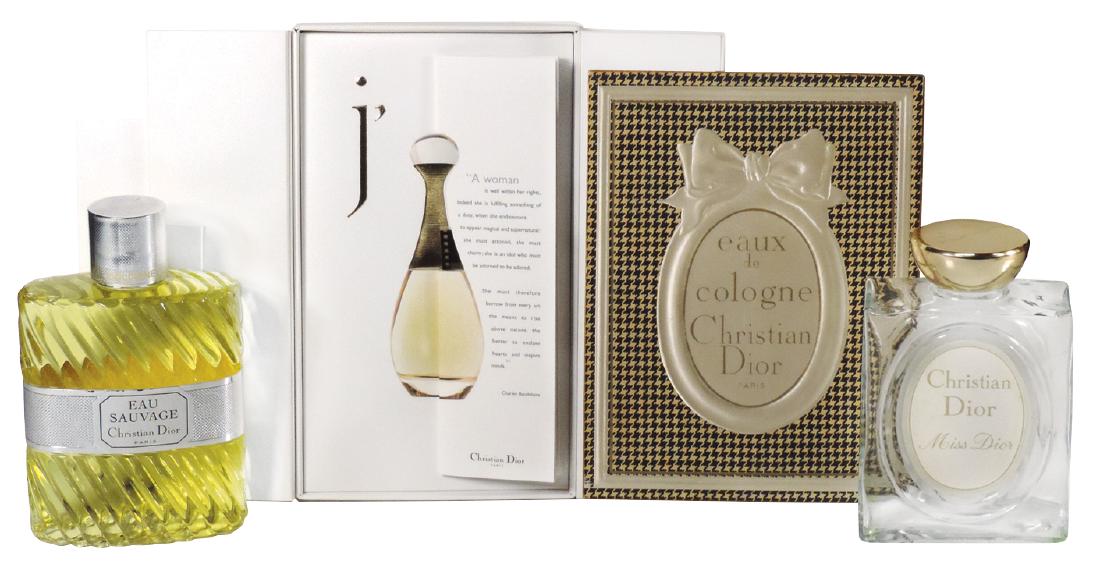 Perfume factices & display cards (4), Christian Dior, (1 of 1)