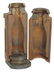 Coca-Cola bottle mold, 3-pc cast iron for 6 oz. bottle,