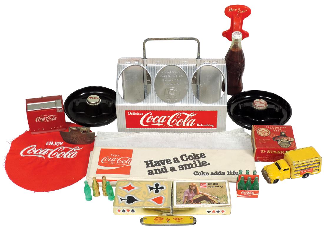 Coca-Cola items (21), alum bottle carrier, plastic (1 of 1)