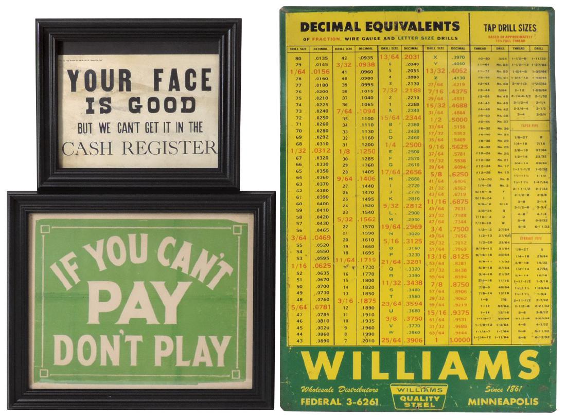 Country store signs (3), Williams Quality Steel, (1 of 1)