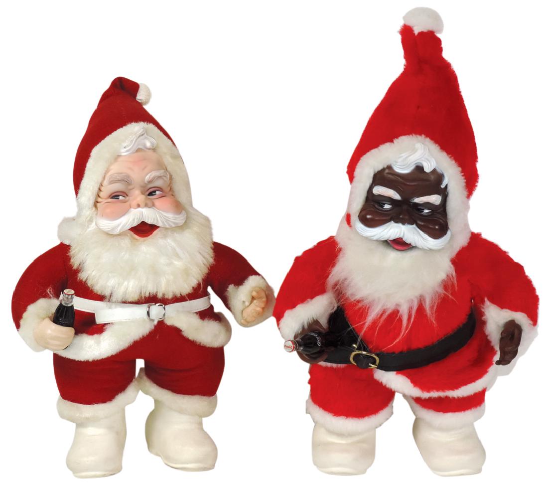 Coca-Cola Santa dolls (2), Black Santa by Rushton (1 of 1)