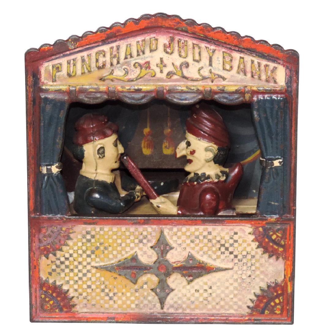 Mechanical bank, Punch and Judy, pat'd July 15, 1884 (1 of 1)