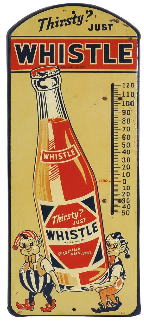 Soda fountain thermometer, Whistle, metal, marked (1 of 1)